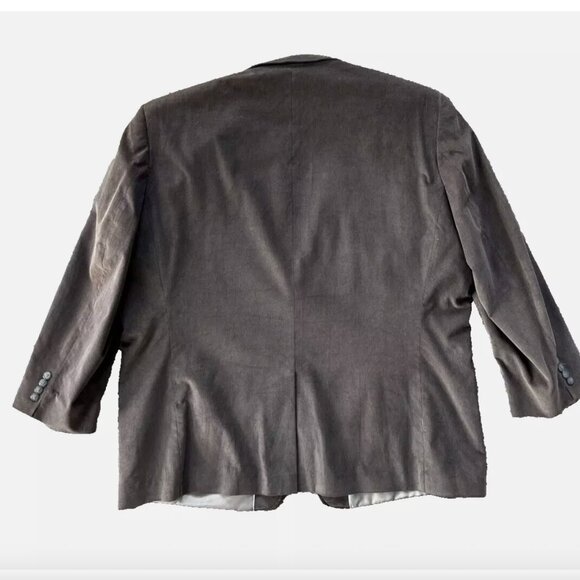 Calvin Klein Brown Corduroy Two Button Blazer Sport Coat - 54R - Picture 2 of 15